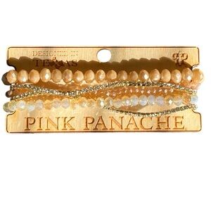 •Stacked Crystal & Rhinestone Bracelets•